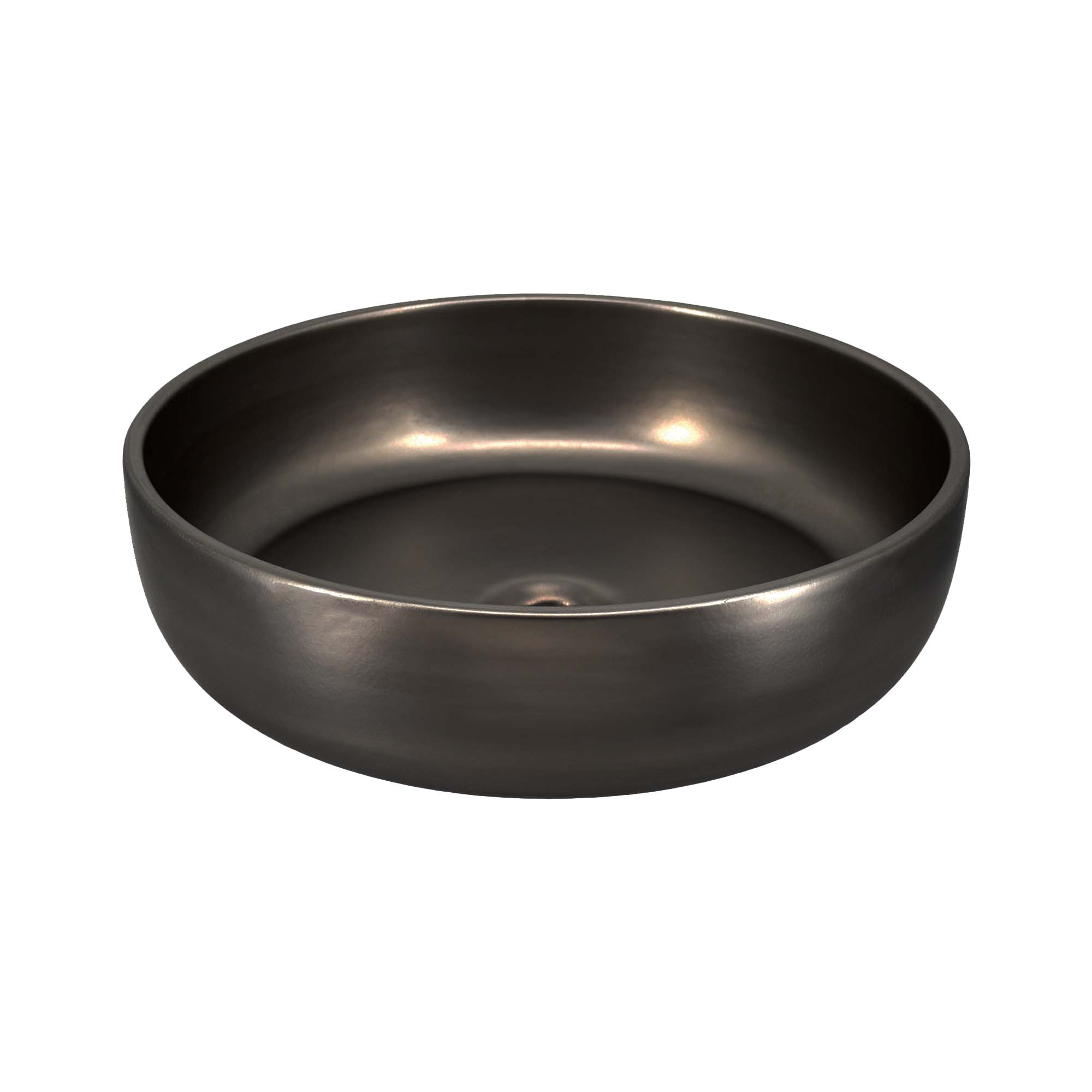 NATIVE TRAILS Native Trails PML1616-M Bliss Fireclay Vessel Bathroom Sink 16 in (PML1616-M)
