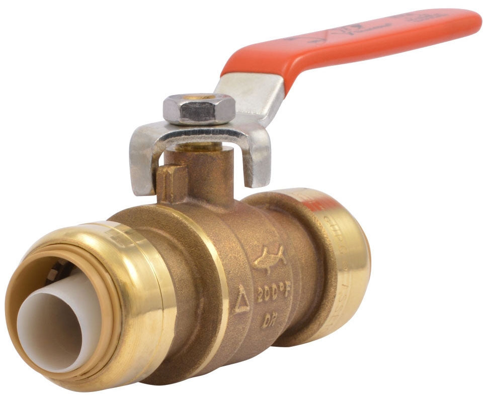 SHARKBITE Sharkbite 22185-0000LF Ball Valve 3/4 Inch (Push-to-Connect x Push-to-Connect)