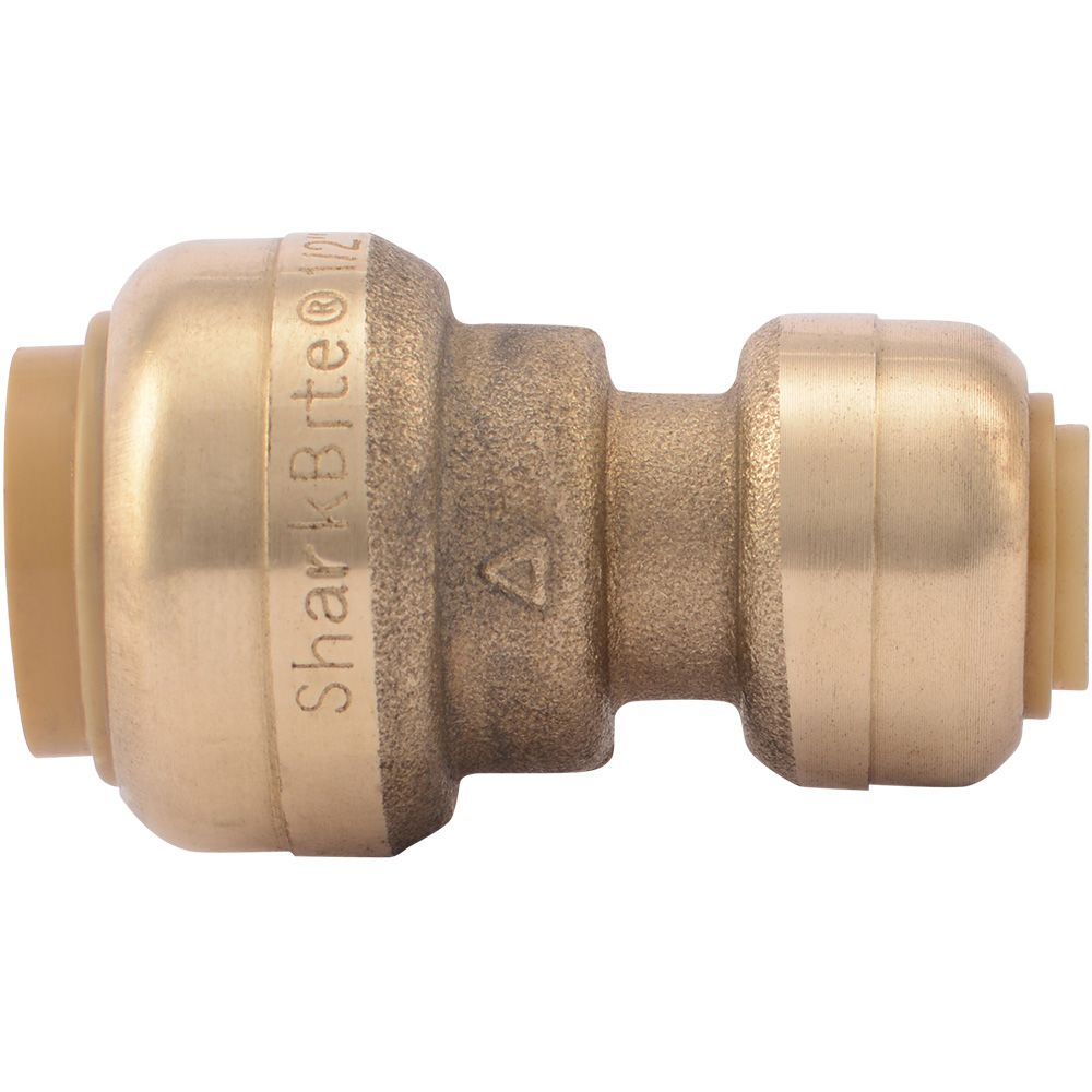 SHARKBITE Sharkbite U050LF Reducing Coupling (1/2 in x 1/4 in, 3/8 in OD)