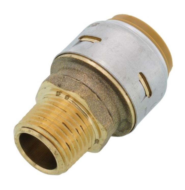 SHARKBITE Sharkbite UR138 Max MNPT Bullnose Adapter (3/4 x 1/2)