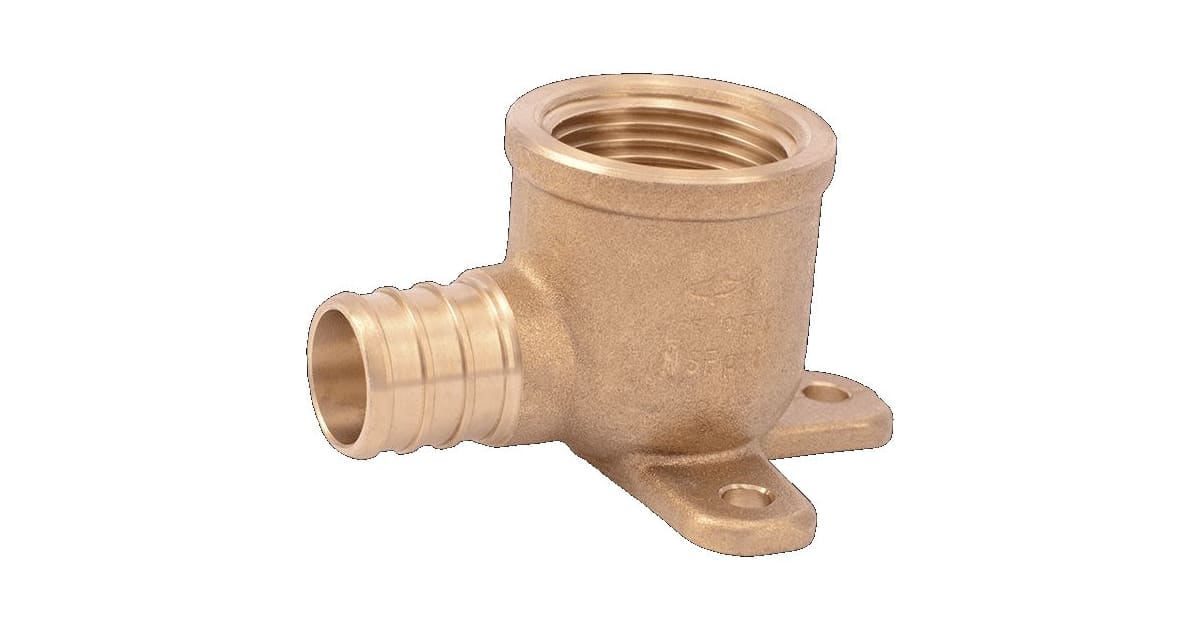 SHARKBITE Sharkbite UC340LF Drop-Ear Elbow PEX Barb x FNPT 90 Deg 3/4 in