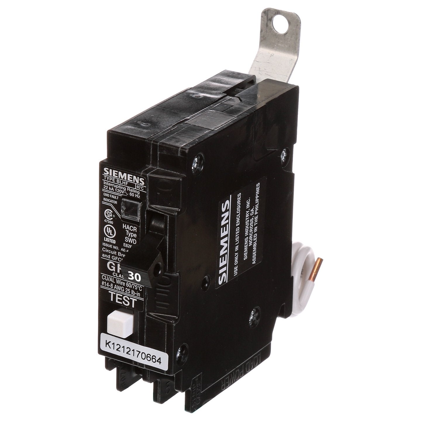 SIEMENS Siemens BF130A BLF2 molded case circuit breaker 30A (1P) BF130