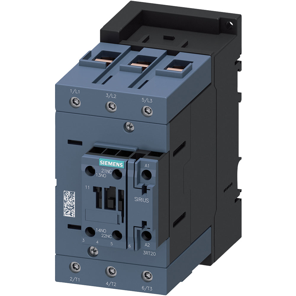SIEMENS Siemens 3RT20471AK60 Contactor AC-3 55 kW (Size S3 / Replacement 3RT2047-1AK60)