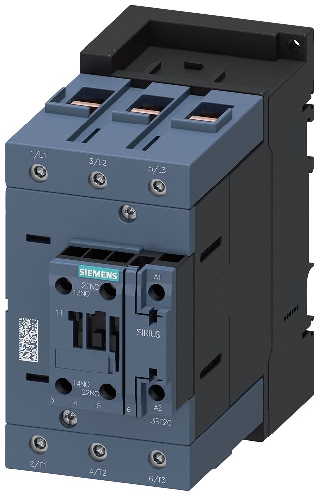 SIEMENS Siemens 3RT20471AK60 Contactor AC-3 55 kW (Size S3 / Replacement 3RT2047-1AK60)