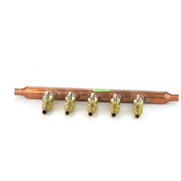 SIOUX CHIEF Sioux Chief 672XV0599 Manifold 5-Port 3/4in x 3/4in PEX Ball Valve (5 Outlets)