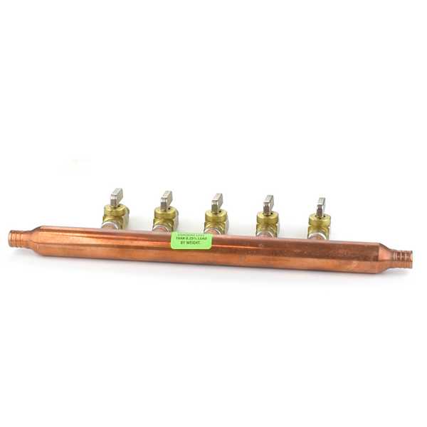 SIOUX CHIEF Sioux Chief 672XV0599 Manifold 5-Port 3/4in x 3/4in PEX Ball Valve (5 Outlets)