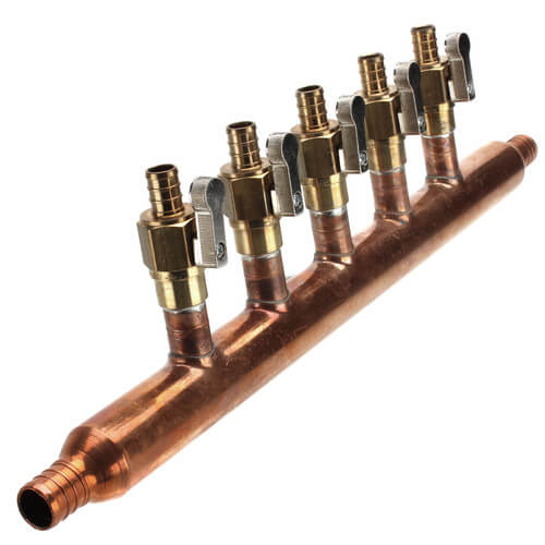 SIOUX CHIEF Sioux Chief 672XV0599 Manifold 5-Port 3/4in x 3/4in PEX Ball Valve (5 Outlets)