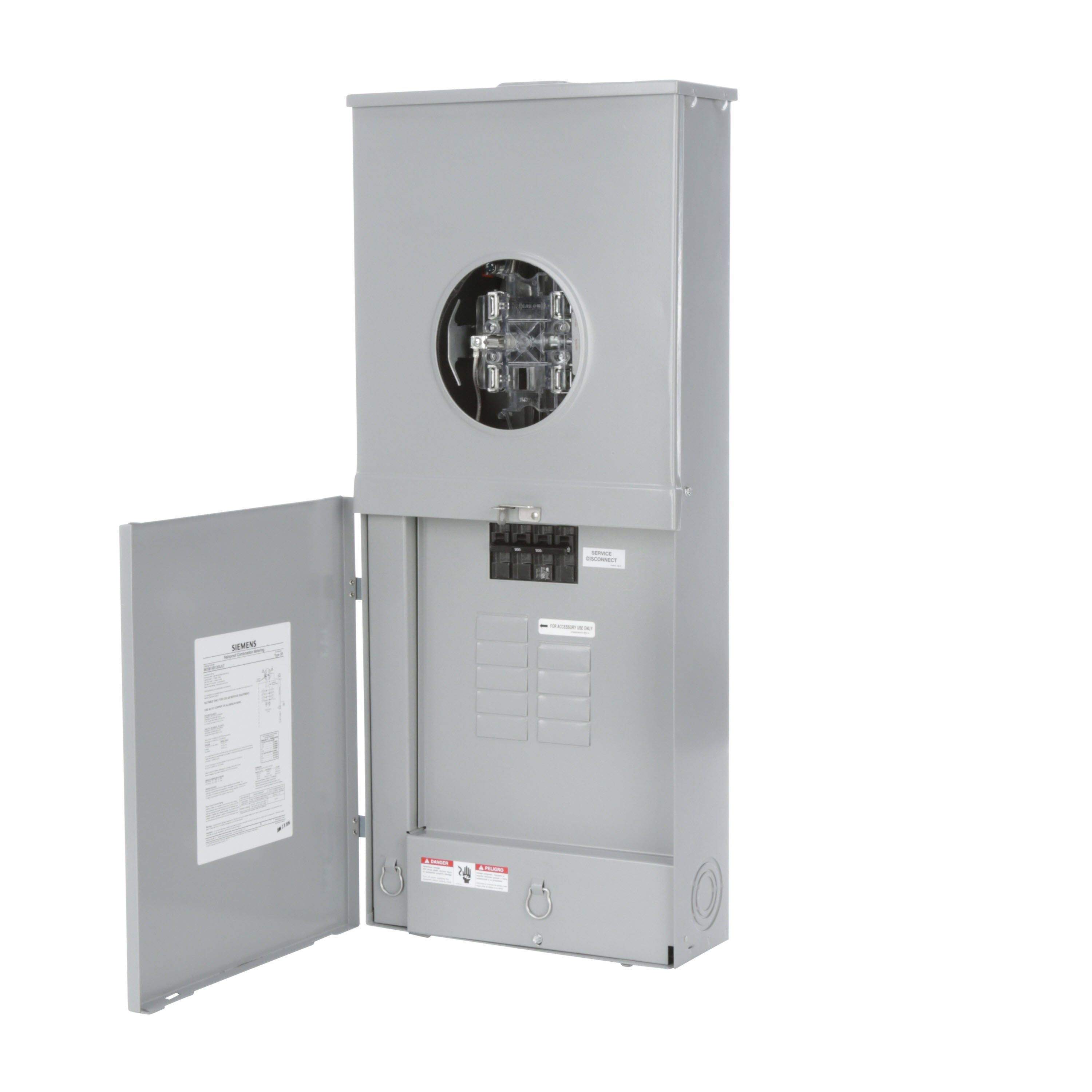 SIEMENS Siemens MC0816B1200JLT Load Center Combination Meter Socket 200 Amp (8 1-inch spaces)