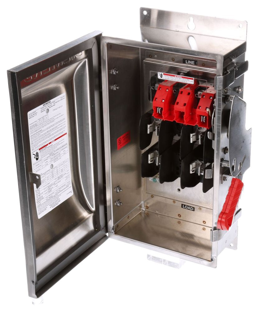 SIEMENS Siemens HF322SS Heavy duty fusible safety switch 60 Amp (3-Pole 3-Wire)