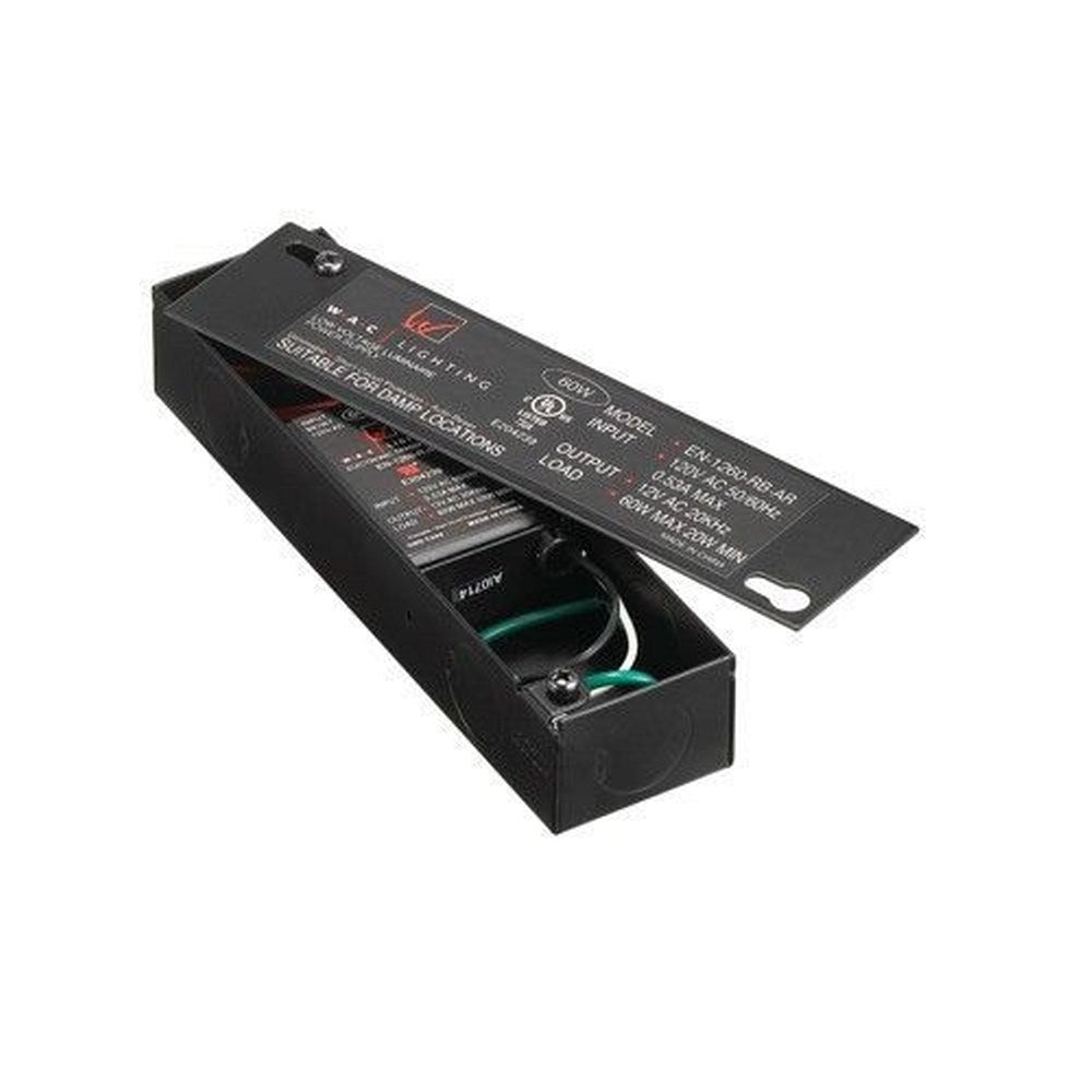 WAC LIGHTING Wac Lighting EN-1260-RB-AR Enclosed Electronic Transformer 60W (6.5 in) EN-1260-RB-AR