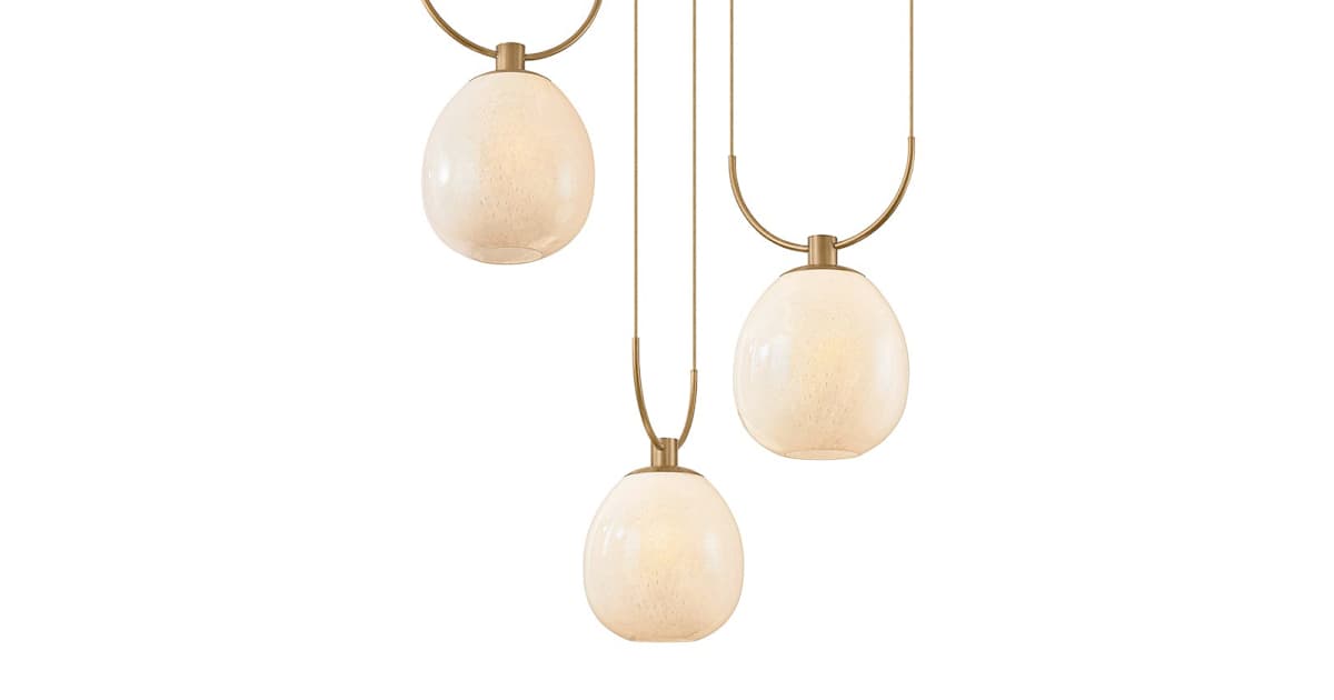TROY LIGHTING Troy Lighting F7536-PBR Jove 3-Light Chandelier 15W (36.5 inches) F7536-PBR