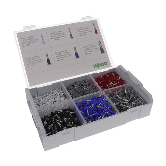WAGO Wago 8001-100/1000-1294 Ferrule Kit (4400 Pieces) 60348433