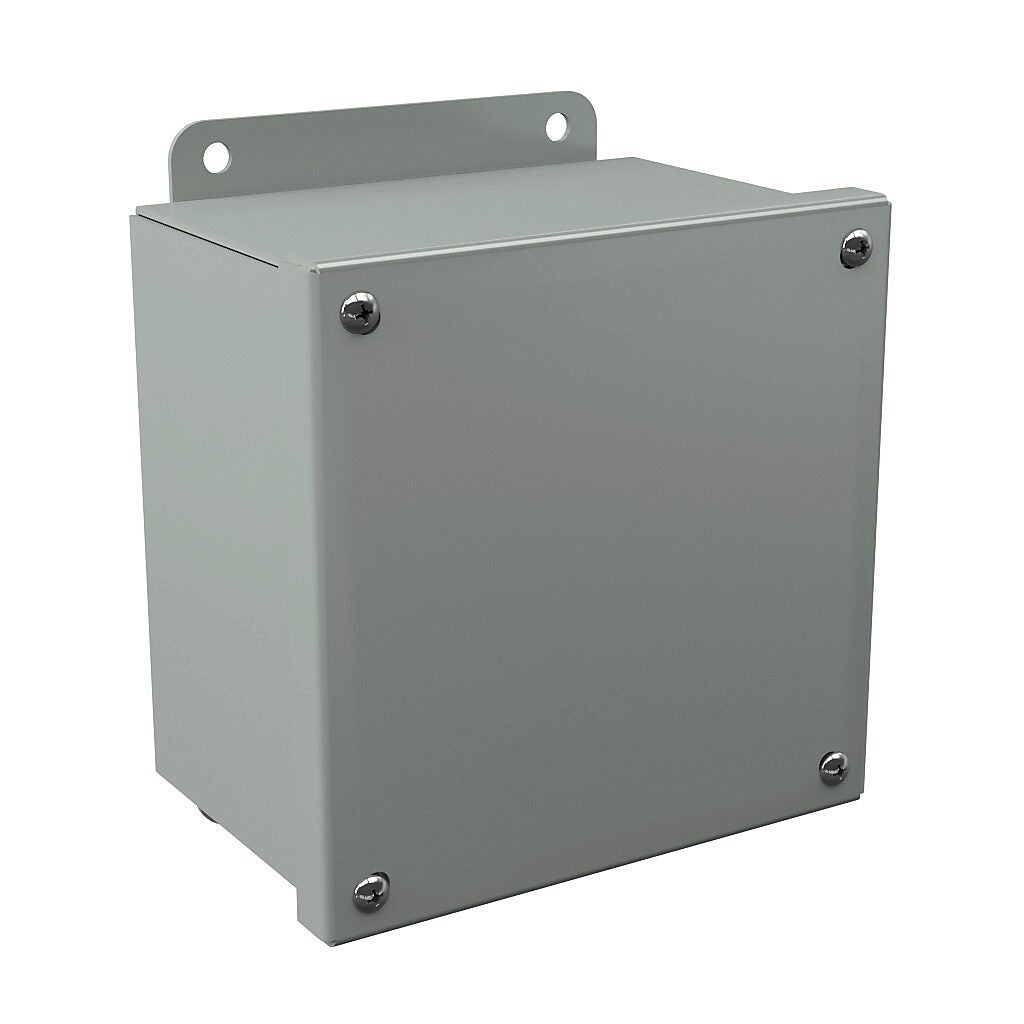 WIEGMANN Wiegmann B060604SC NEMA 12/13 Wall Mount Enclosure 6 x 6 x 4 in