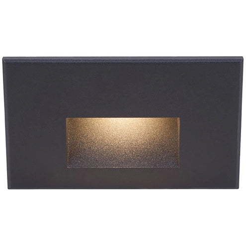 WAC LIGHTING Wac Lighting WL-LED100-C-BK LEDme 5 in LED Horizontal Scoop Step Light 3.9W (5 in)