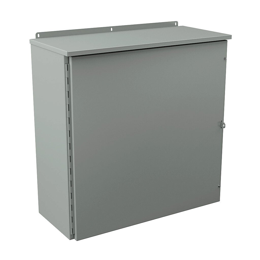 WIEGMANN Wiegmann RHC303012 unflanged hinged cover wallmount medium enclosure (30 x 30 x 12 in)