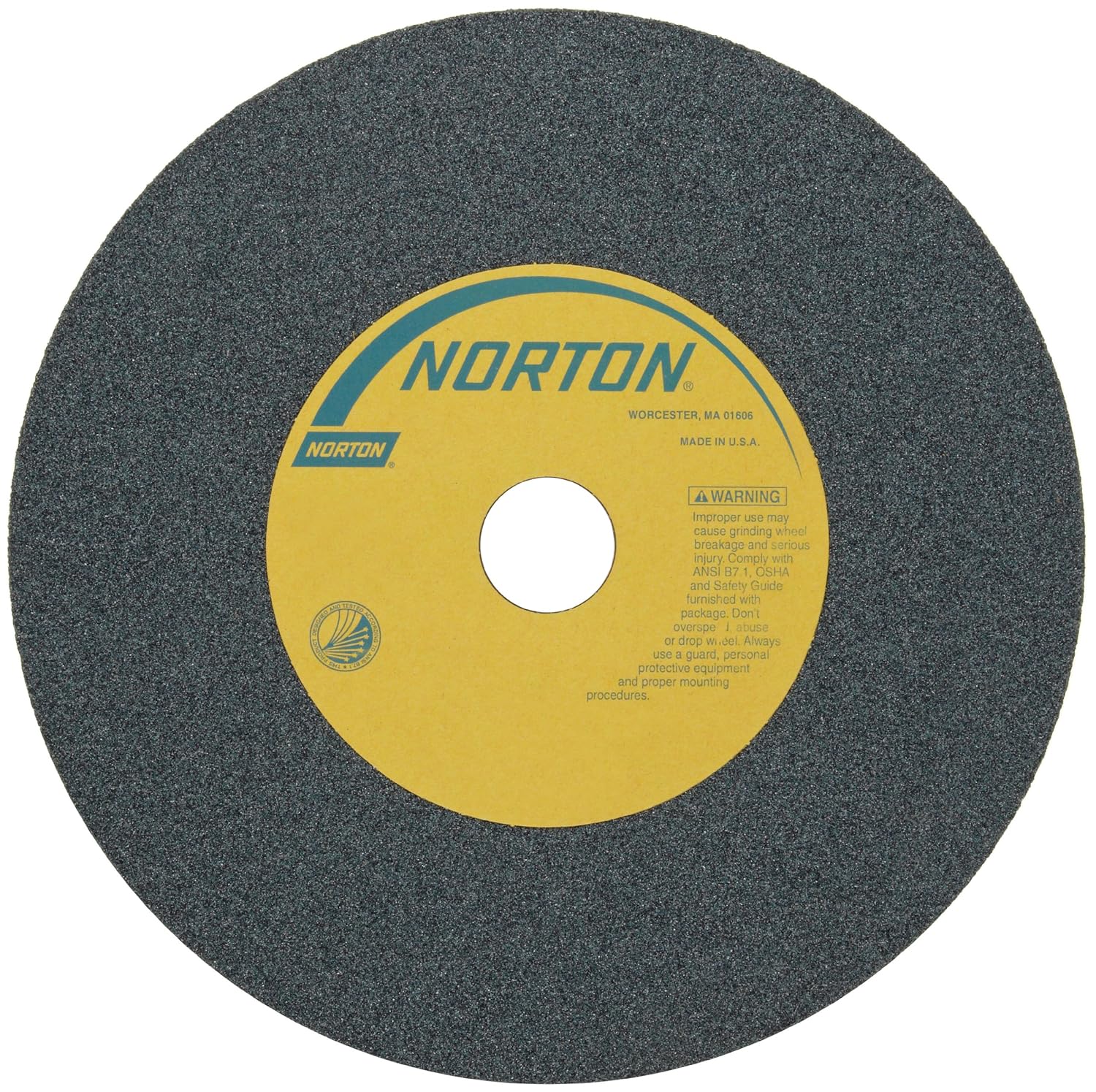 NORTON Norton 66253220942 39C vitrified bench and pedestal abrasive wheel Type 01 straight 12 x 2 x 1-1/2 in