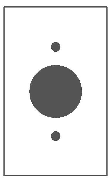 MULBERRY METAL PRODUCTS Mulberry 86091 1-Gang Single Receptacle Wallplate (Standard 4.5 x 2.75 in.)