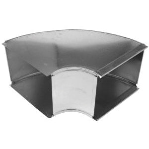 GRAY METAL SOUTH Gray Metal South 18X8-122SD Longway Slide and Drive Trunk Elbow 18 in (90 Deg)