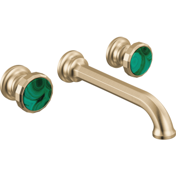 BRIZO Brizo T65865LF-GLLHP Two-Handle Wall Mount Lavatory Faucet 1.2 gpm (3-hole 8 inches installation)