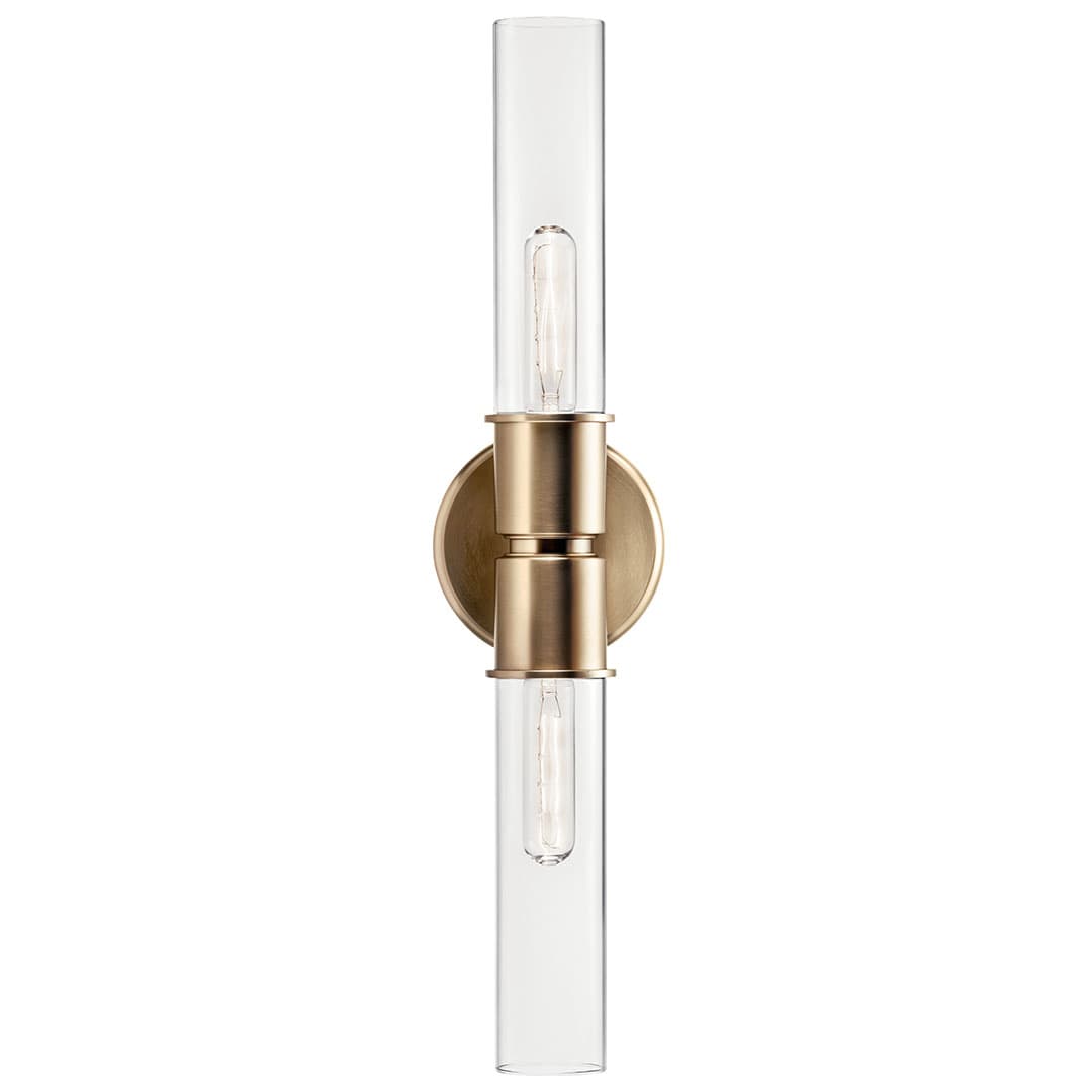 KICHLER Kichler 52654BK Cvr Wall Sconce 2 Light 60W (24 in)
