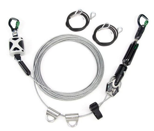 MSA SAFETY Msa Safety 10219288 Cable Horizontal Lifeline 60 ft Reusable