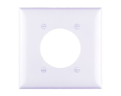 LEGRAND Legrand TP703-W Trademaster 2-Gang Power Outlet Wall Plate 4.7 in x 4.56 in