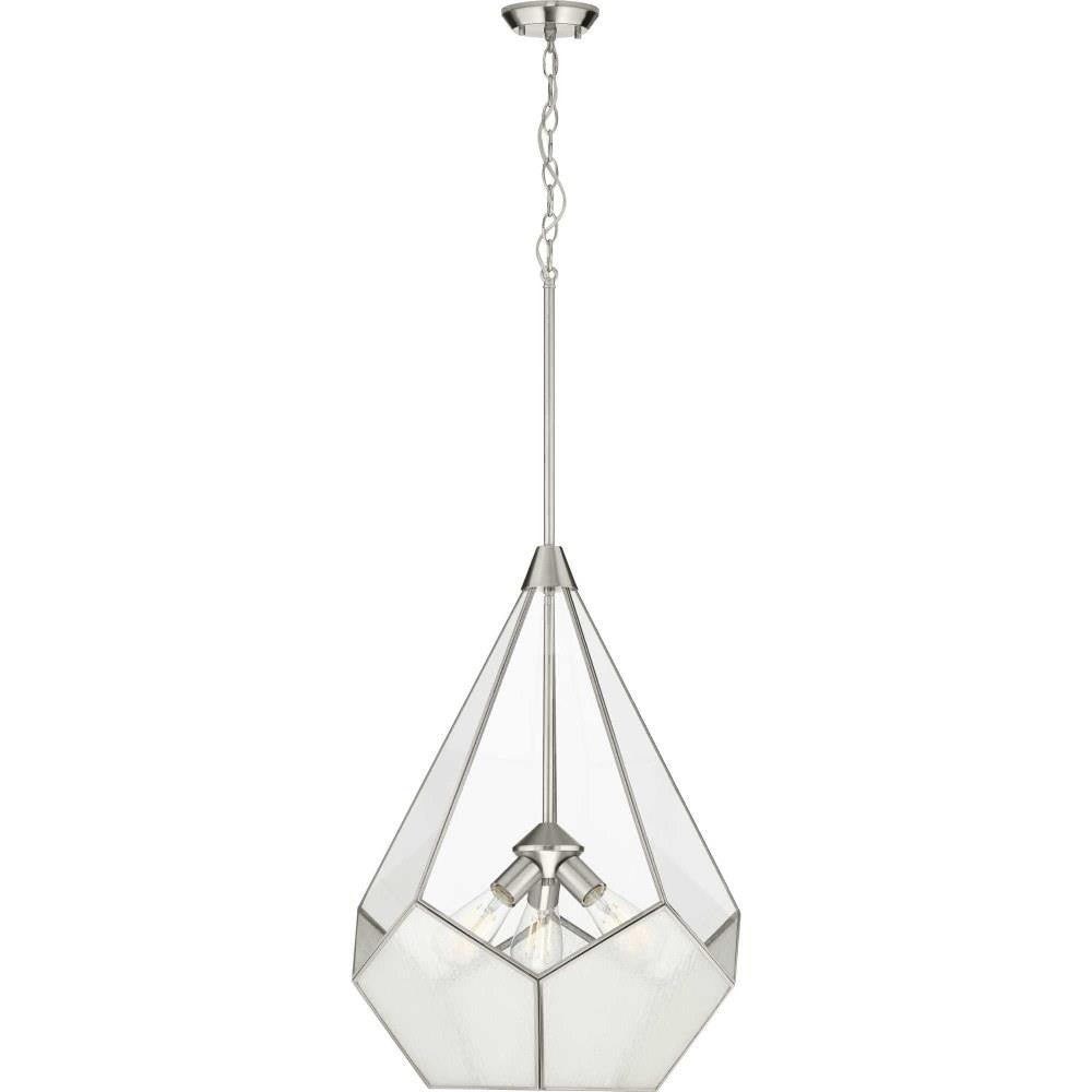 PROGRESS LIGHTING Progress Lighting P5322-09 Cinq Collection Three-Light Pendant 300W (19 in) 94532209