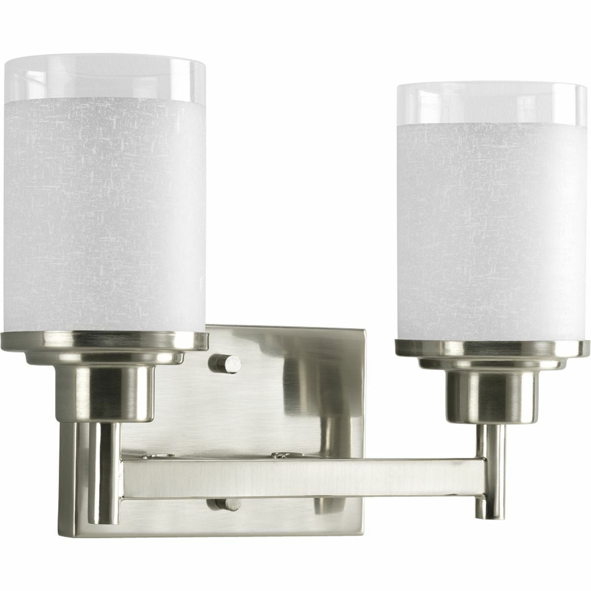 PROGRESS LIGHTING Progress Lighting P2977-09 Alexa Collection Two-Light Bath Vanity Light 100W (13 in) PP297709