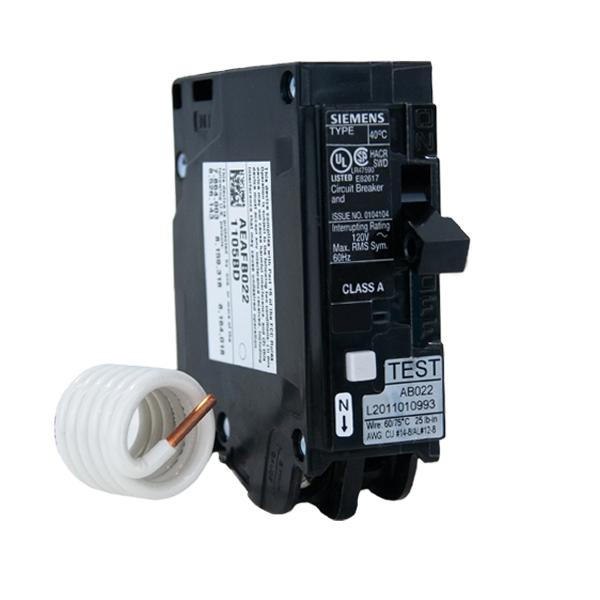 SIEMENS Siemens Q120AF 1-Pole 20 Amp 120 VAC 10 kA Arc Fault Circuit Interrupter (QA120AFC)