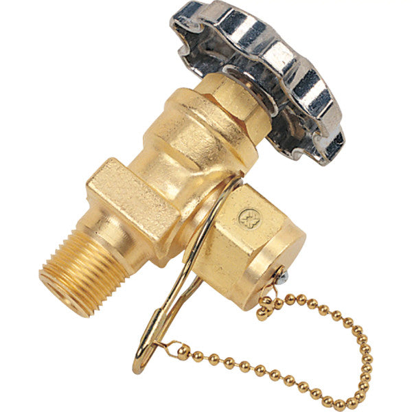 WESTERN ENTERPRISES Western Enterprises WSV-1-2DC 1 Outlet Brass Valve 1/2 in NPT x 7/8-14 LH