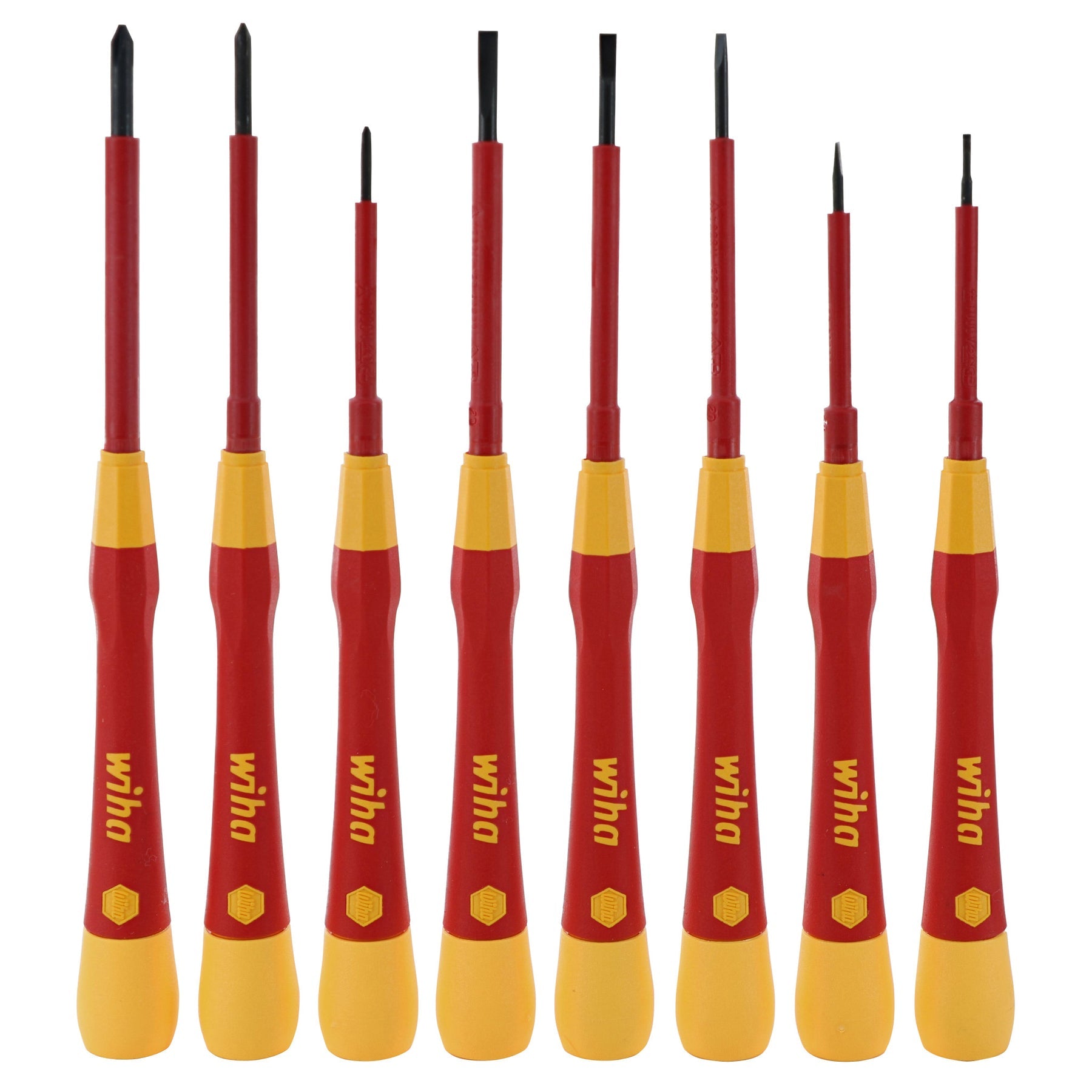 WIHA TOOLS Wiha Tools 32088 Insulated PicoFinish Precision Screwdriver Set 1000V Rated (8 Piece)