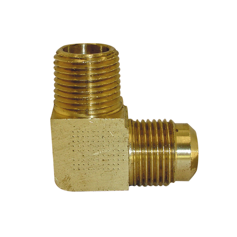 BRAXTON HARRIS COMPANY Braxton Harris Company F49-88 1/2 inches Flare x 1/2 inches MPT Brass Elbow (1 Each)