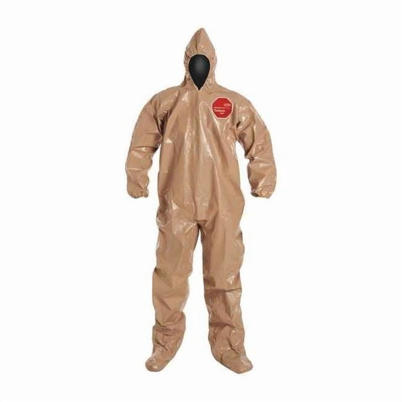 DUPONT Dupont C3122TTN4X000600 Hooded Chemical Resistant Coveralls 4XL (Pack of 6)