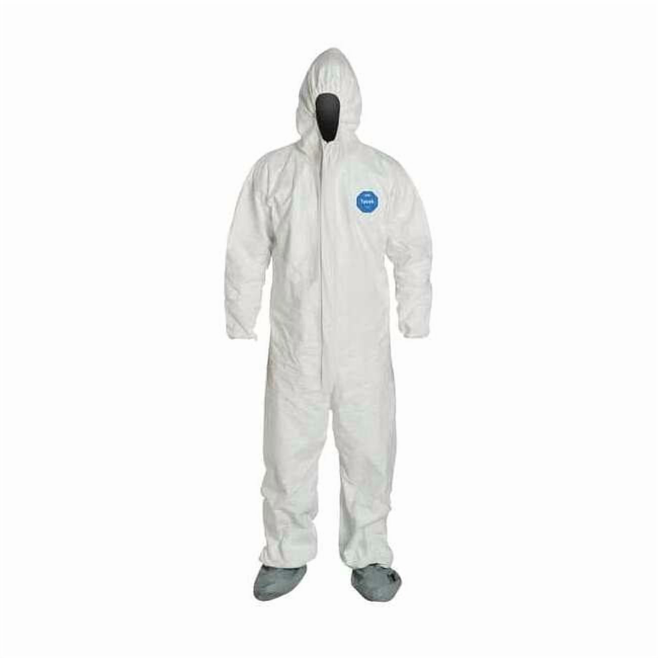 DUPONT Dupont TY122SWH3X0006G1 Disposable Coveralls Tyvek 400 3XL Pack of 6 Replacement 5HH45