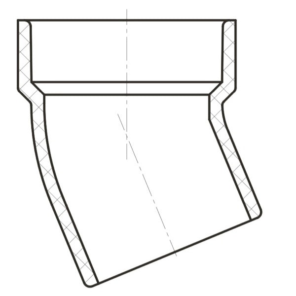 LESSO Lesso LP327-020 Double 1/4 Bend (H x H x H) 2 inches