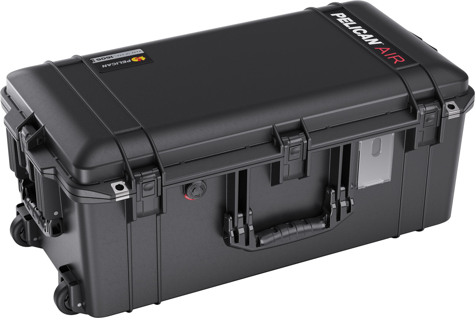 PELICAN Pelican 016060-0000-110 1606 Wheeled Air Case With Foam (27.42 x 15.13 x 11.83 inches)