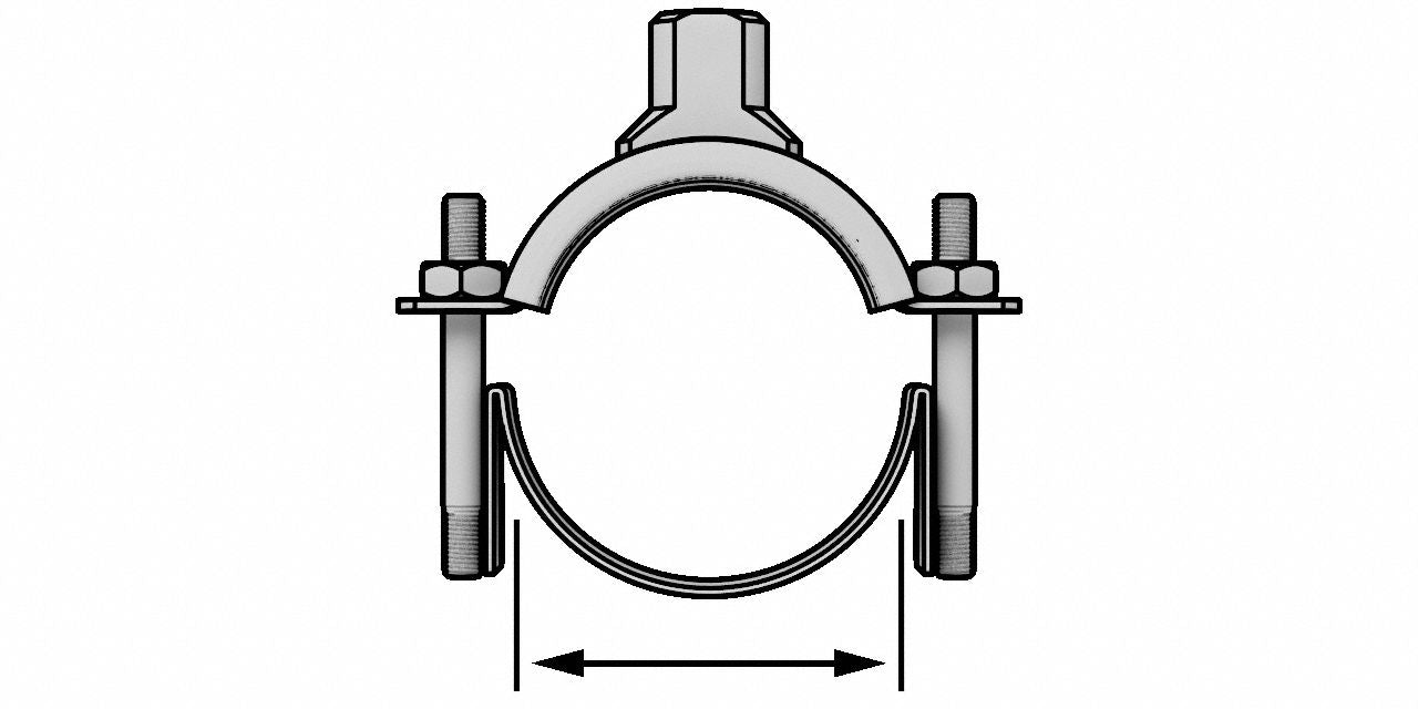 SMITH - BLAIR Smith-Blair 31500048014000 Saddle Clamp (4 in Pipe, 2 in NPT Outlet)