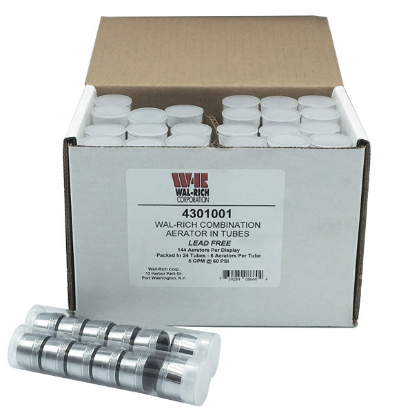 WAL-RICH Wal-Rich 4301001 Combination Aerator Display 2.2 GPM (144 Pack)