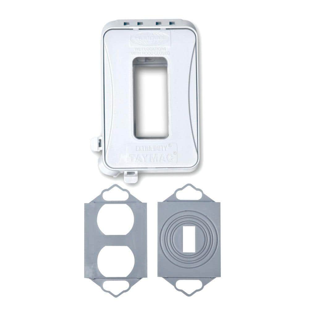 TAYMAC Taymac ML500W Single-Gang Mount 16-in-1 Flat Nonmetallic Weatherproof Vertical/Horizontal (1-Pack)