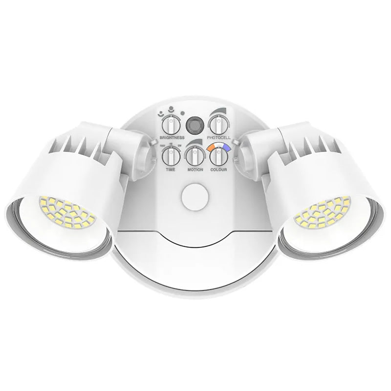 WESTGATE Westgate SLX-2H-MCTP-WH-P 16W/25W Security Light with Knuckle Mount (180� Detection)