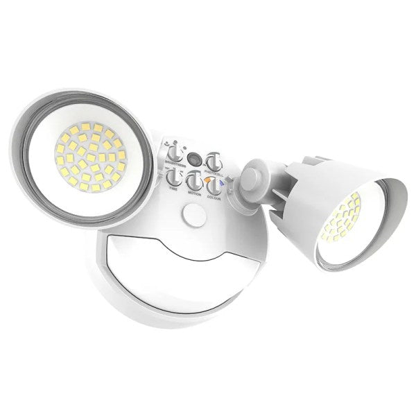 WESTGATE Westgate SLX-2H-MCTP-WH-P 16W/25W Security Light with Knuckle Mount (180� Detection)