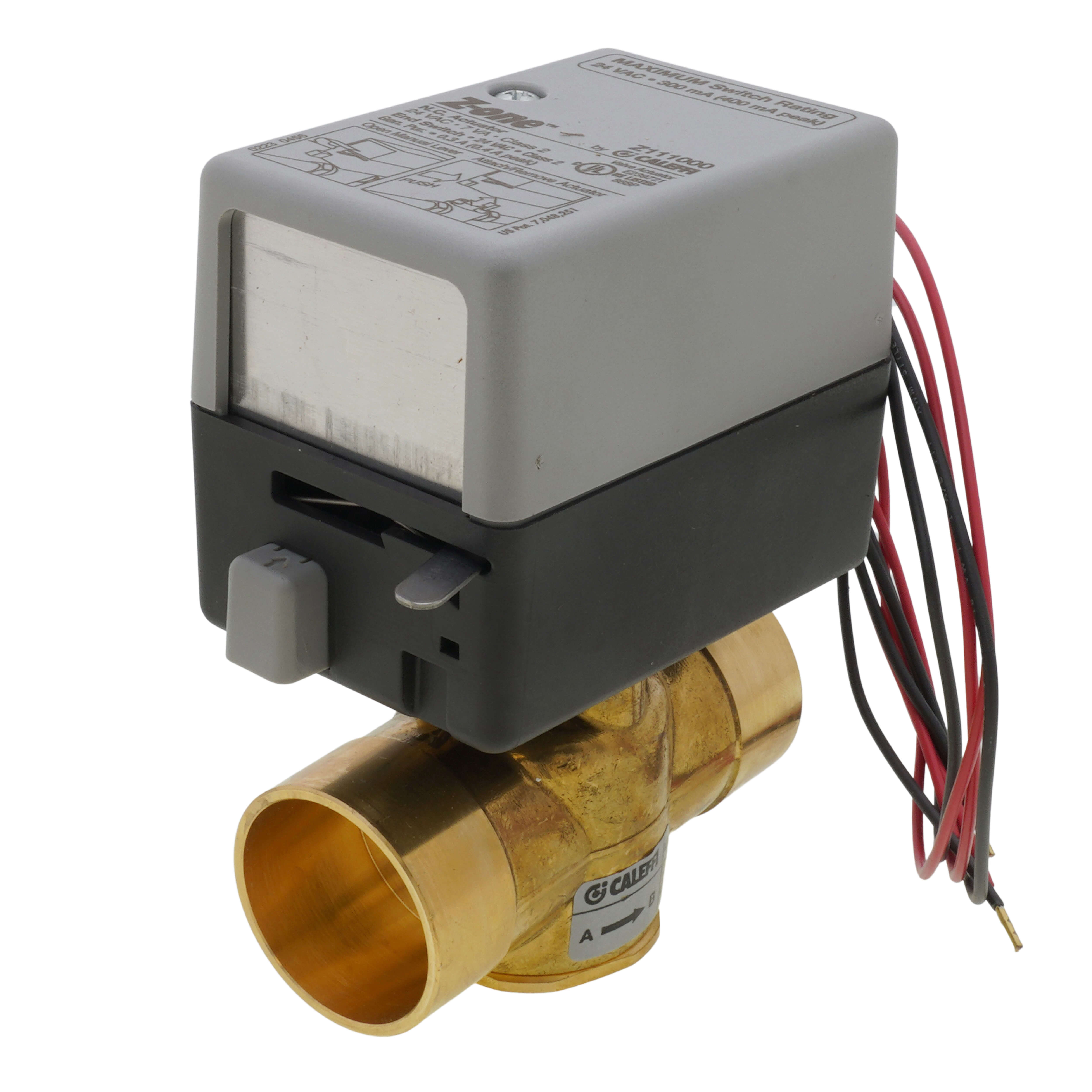 CALEFFI Caleffi Z47 Z-One 2-Way Zone Valve 24 V (1-1/4 inches)