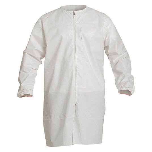 DUPONT Dupont PC271SWHMD00300B Lab Frock Size 30