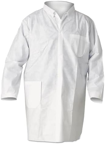 KIMBERLY-CLARK Kimberly-Clark 10019 Kleenguard lab coat snap front Medium 25 per Box KCC10019