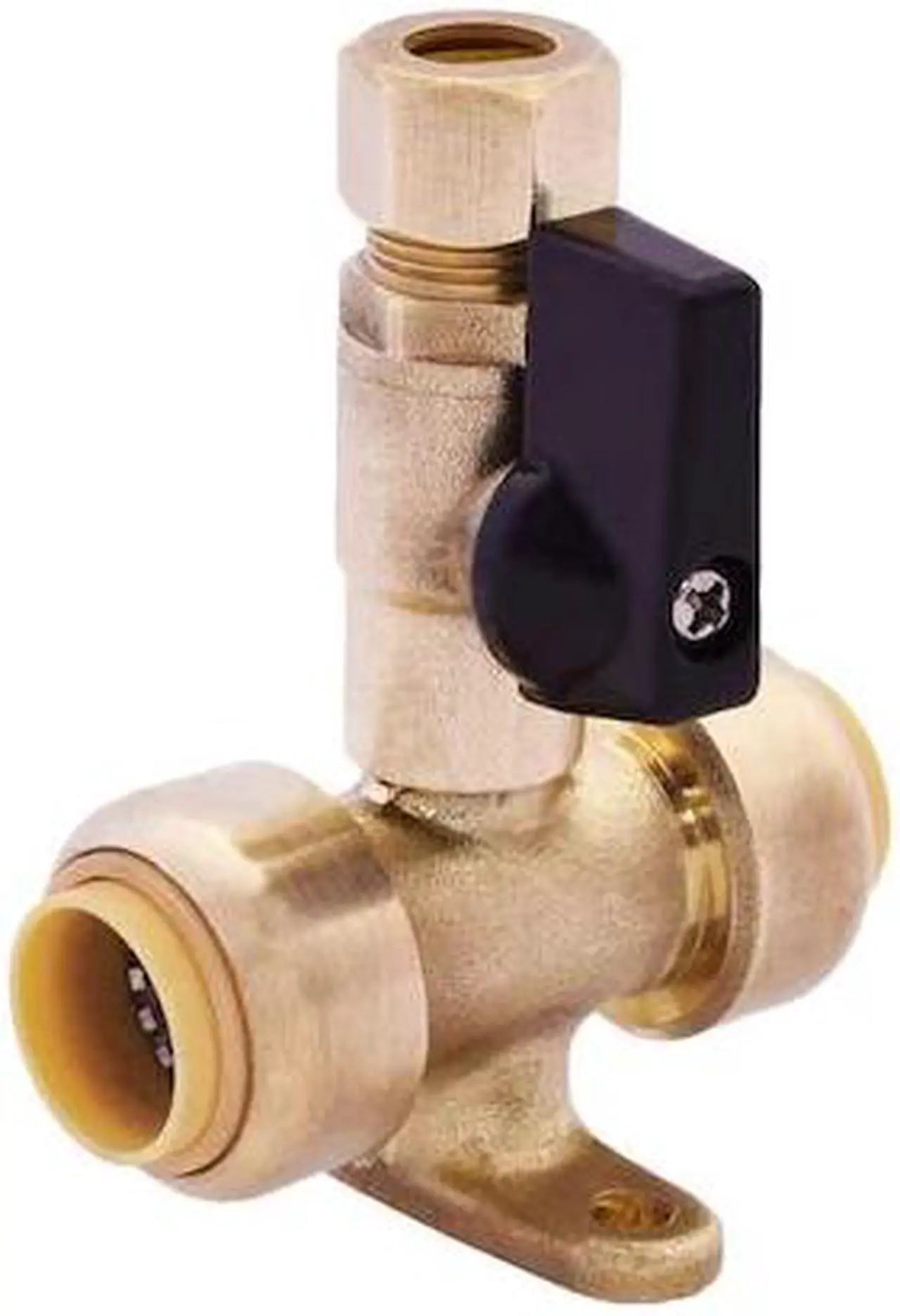 LEGEND VALVE Legend Valve 456-156NL InstaLoc II Tee (1/2 Push-Fit x 3/8 OD Comp)