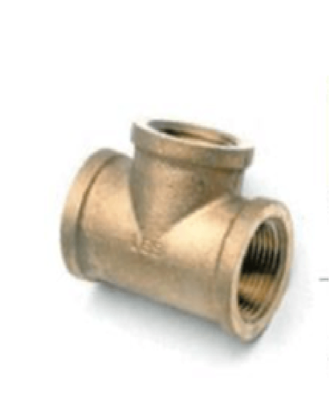 MATCO-NORCA Matco-Norca B-RT0604LF 1-1/4 x 3/4 Lead-Free Brass Reducing Tee (Imperial)