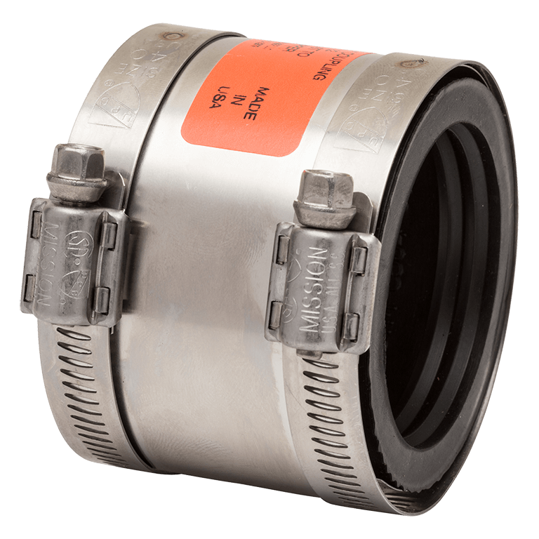 MISSION RUBBER Mission Rubber C 650 Band-Seal Specialty Coupling (6 in to 5 in)