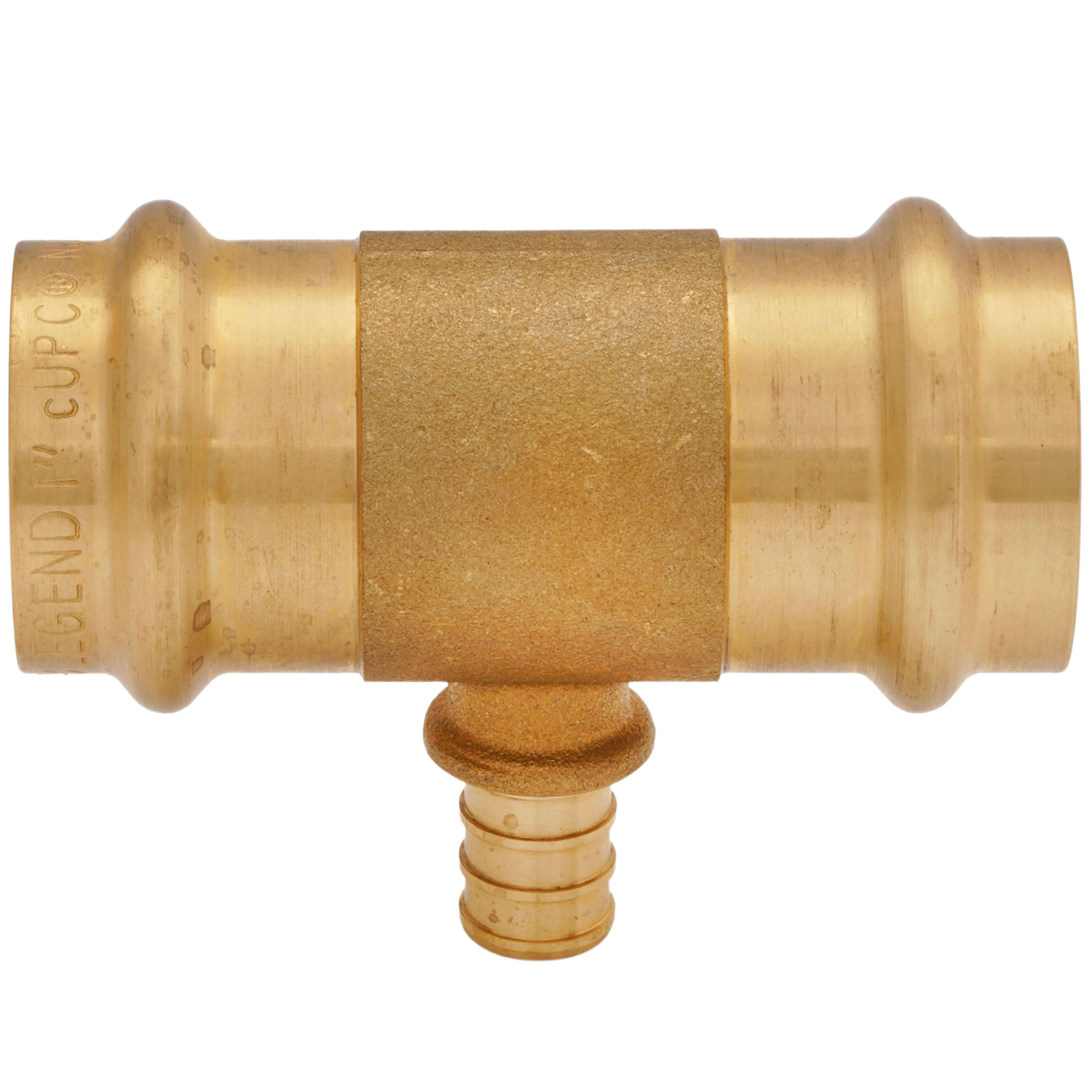 LEGEND VALVE Legend Valve 450-873P 1 inches Press x 1/2 inches F1807 Tee (1 x 1 x 1/2 in)