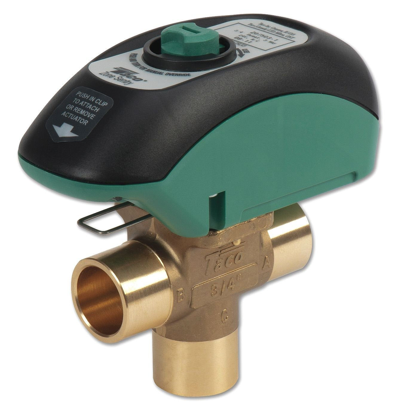 TACO Taco Z100C3-1 Zone Sentry zone valve 24 V (1 inches sweat)