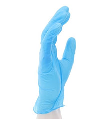 MCR Safety 7010XL Industrial Food Grade Nitrile Vinyl Powder Free Disposable Gloves Blue, 1 Box with 100 Gloves, X-Large